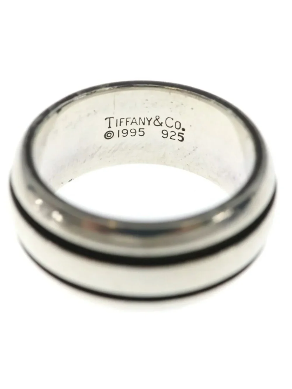 Tiffany & Co Grooved Ring Silver